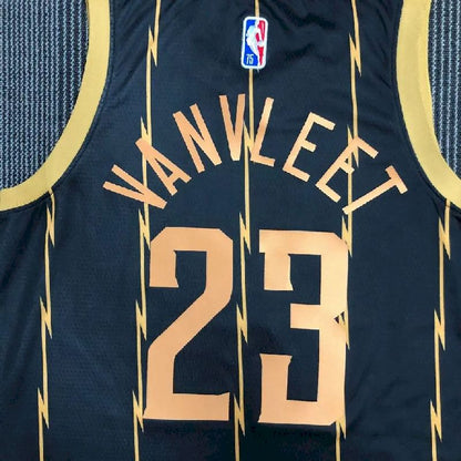 Men’s Fred VanVleet Black Team Jersey – City Edition