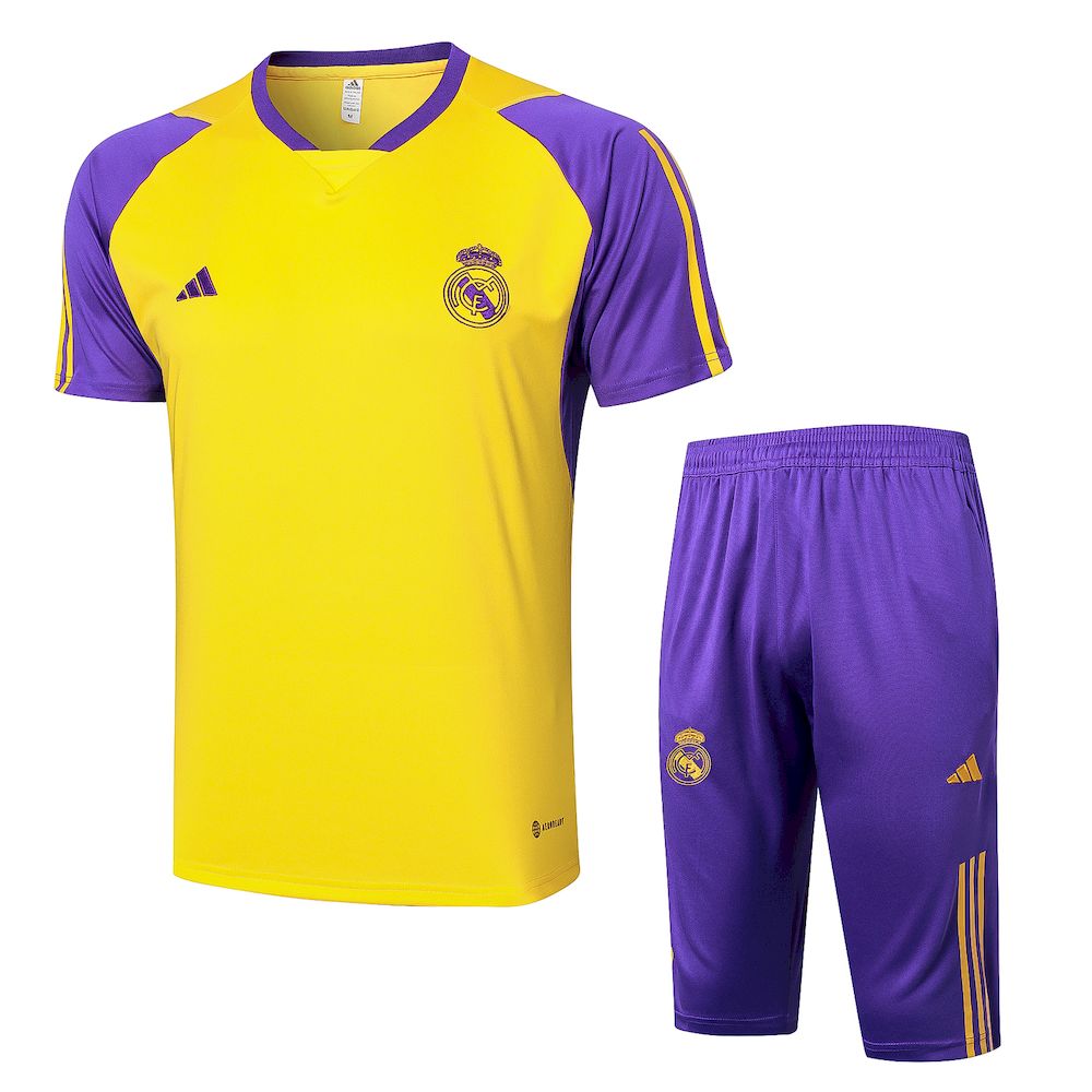 Camisa de treino adulto do Real Madrid 2024/25 + short 3/4 815