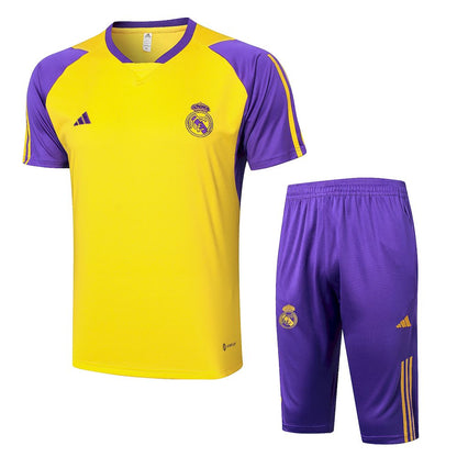 Camisa de treino adulto do Real Madrid 2024/25 + short 3/4 815