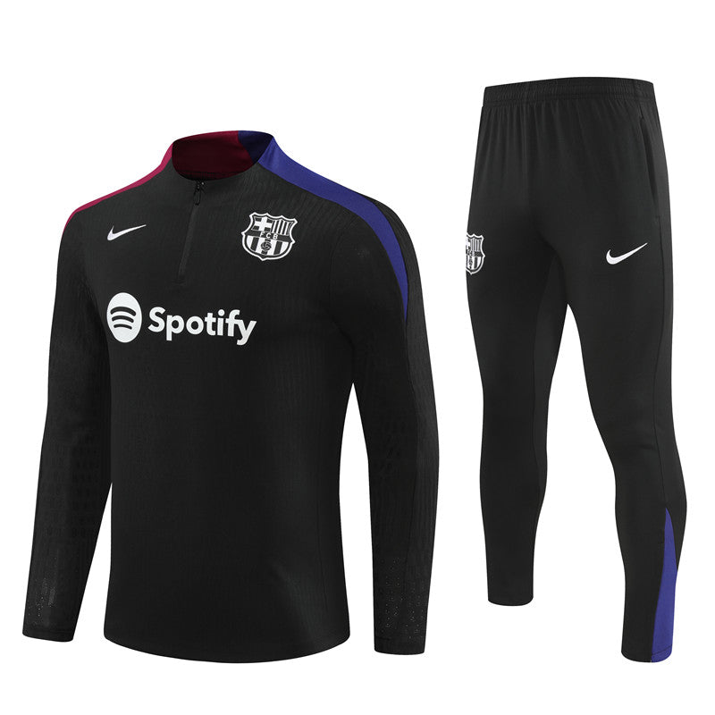 Suéter adulto Barcelona 2024/25 com zíper e calça 14001