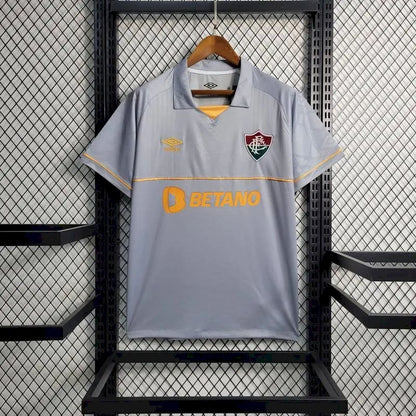 Camisa Treino Pré-Jogo do Fluminense 2023/24 Cinza