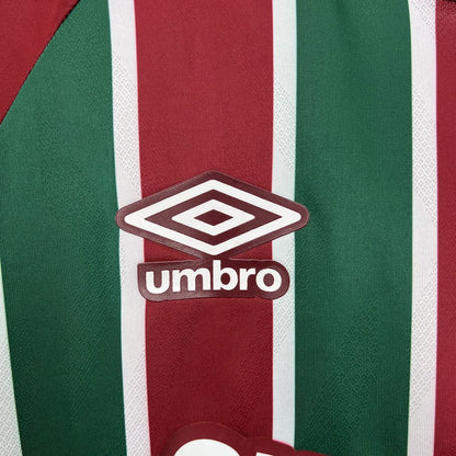 Men's Fluminense 2025/26 Home Long Sleeve Jersey