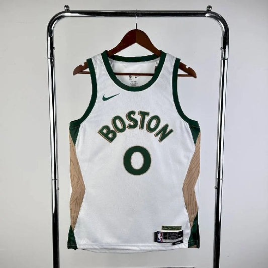 Men’s 2024 Jayson Tatum White Team Jersey – City Edition