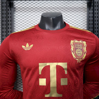 Bayern Munich 2024/25 125 Anniversary Long Sleeves Jersey Player Version
