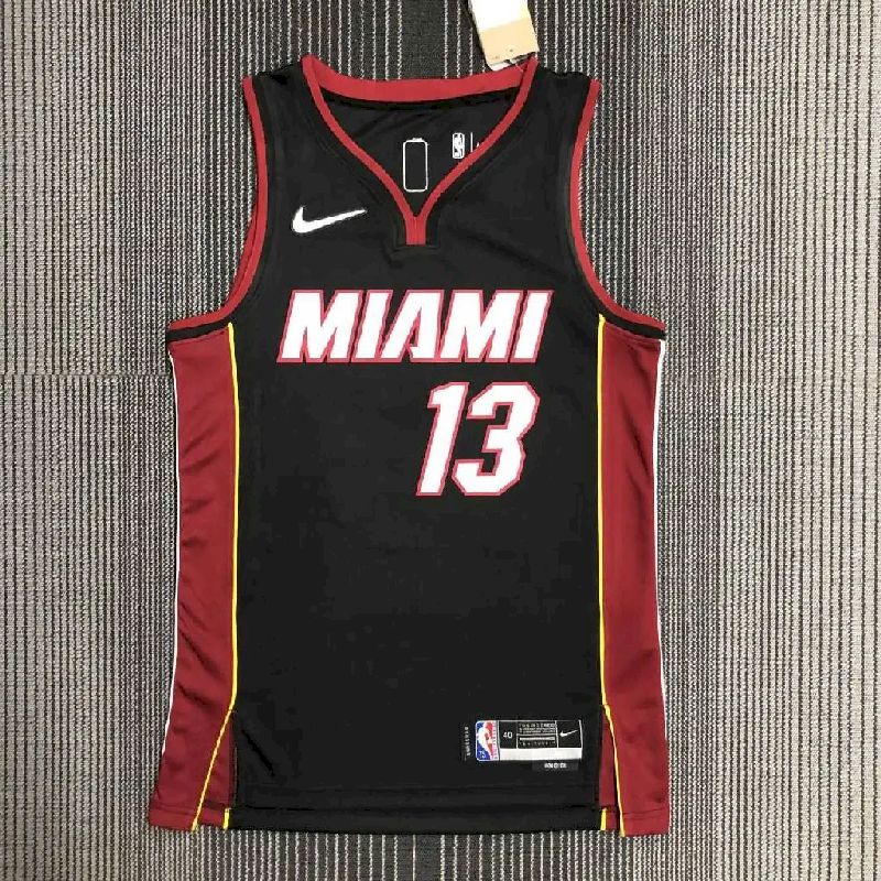 Camisa Masculina Bam Adebayo Preta – Edição de 75º Aniversário
