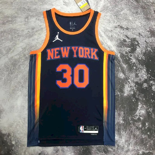 Men’s Julius Randle Black Team Jersey – Statement Edition