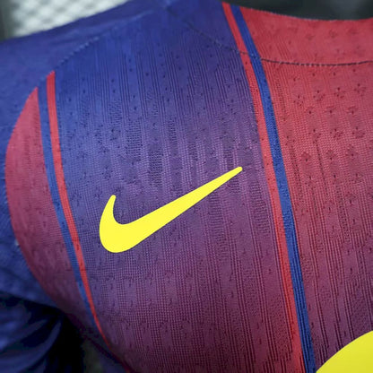 Barcelona 2025/26 Home Long Sleeves Jersey Player Version