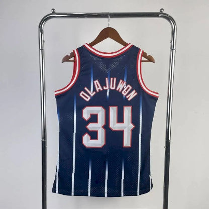 Camisa masculina M&amp;N Hakeem Olajuwon retrô 1996/97