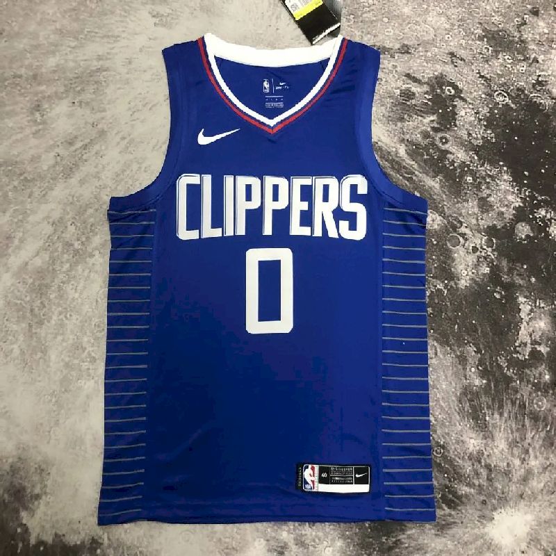 Camisa azul masculina Russell Westbrook Team
