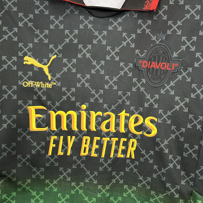AC Milan 2025/26 Co-Branded Black Edition Kids Kit
