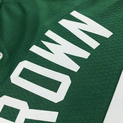 Men’s Jaylen Brown Green Team Jersey – 75th Anniversary Edition