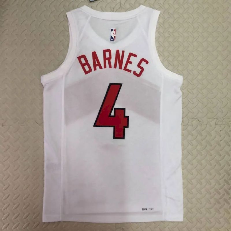 Camisa masculina Scottie Barnes White Home Team