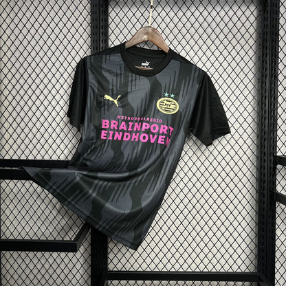 Camisa preta pré-jogo do PSV Eindhoven 2024/25