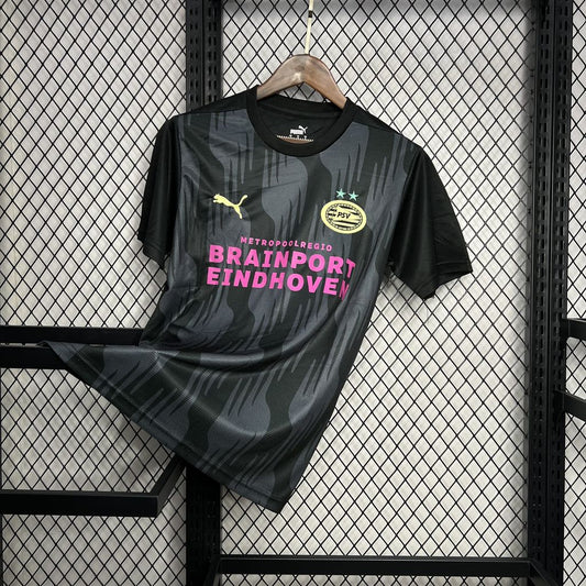 Camisa preta pré-jogo do PSV Eindhoven 2024/25