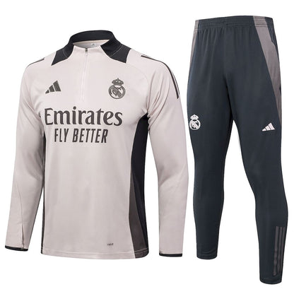 Suéter e calça adulto com zíper médio Real Madrid 2024/25 815