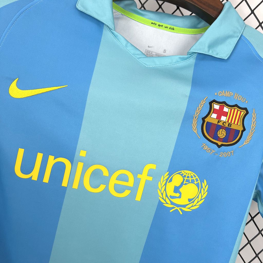 Camisa retrô alternativa do Barcelona 2007/08