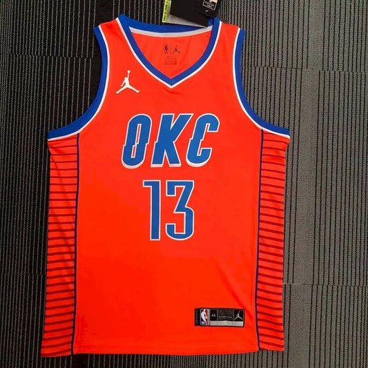 Camisa Paul George Laranja Swingman Masculina – Edição Statement