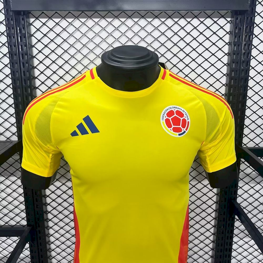 Men's Colombia 2024/25 Home Jersey Player Version