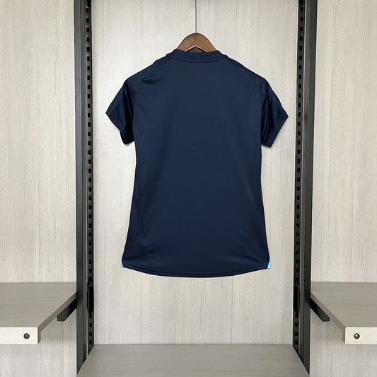 Camisa Flamengo Treino 2025/26 Azul Escuro Feminina