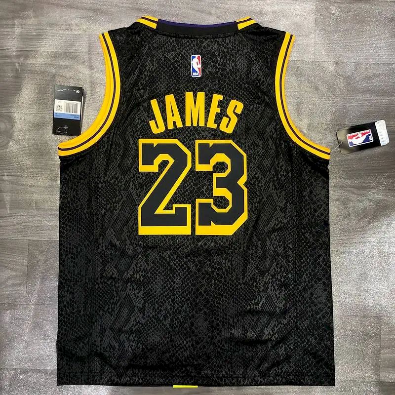 Camisa LeBron James Black Mamba versão masculina de jogador