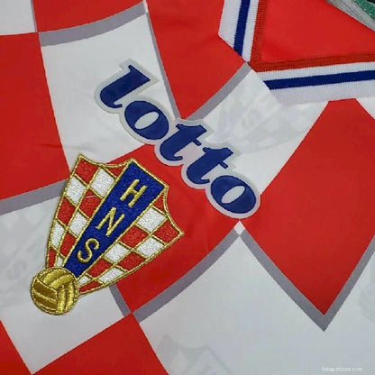 Camisa retrô da Croácia 1998