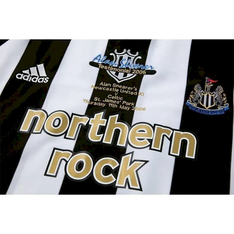 Camisa retrô com depoimento de Shearer, do Newcastle United, 2006