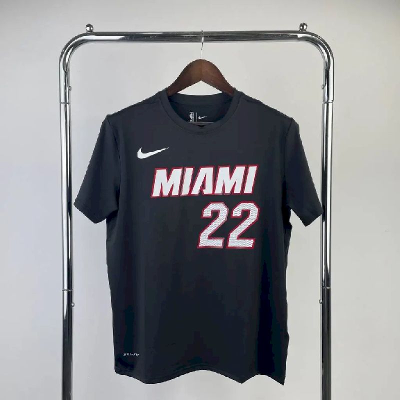 Camiseta preta masculina Jimmy Butler Team