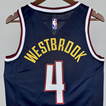 Denver Nuggets 2023/24 Icon Edition azul escuro WESTBROOK#4
