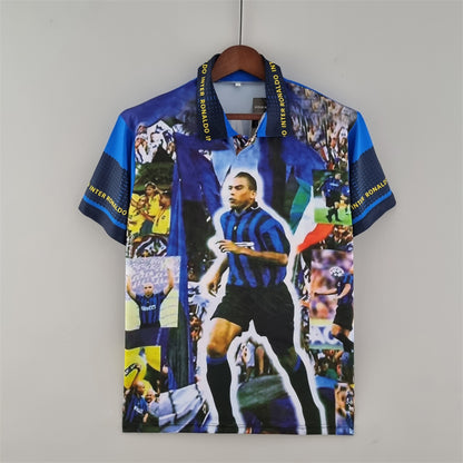 Camisa retrô Ronaldo Inter de Milão 1997/98