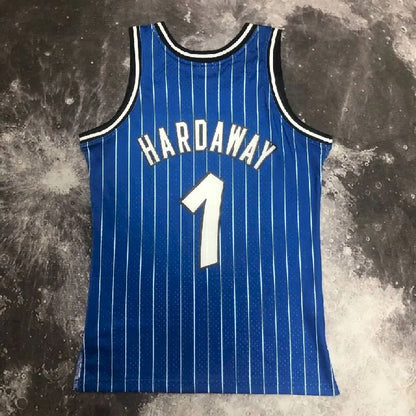 Men’s M&N 1995 Anfernee Hardaway Blue Retro Jersey