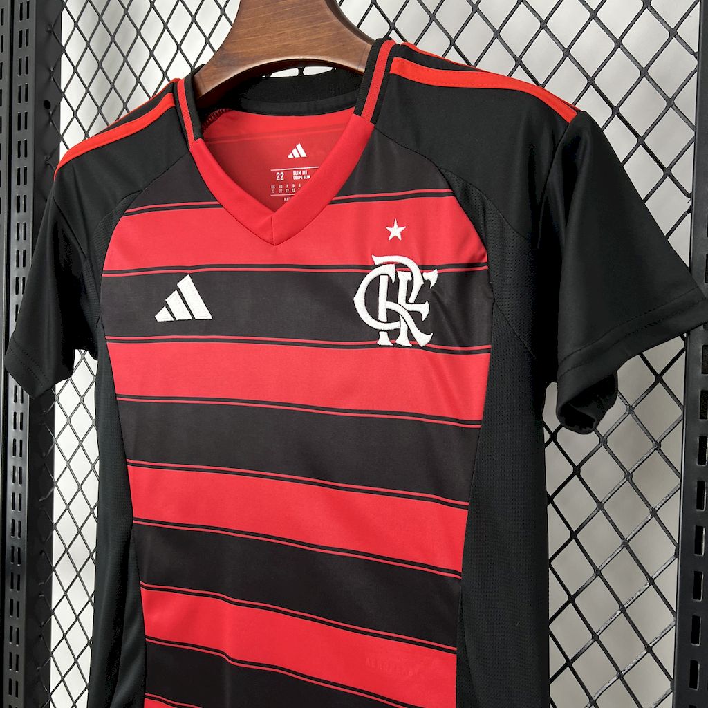 Equipamento Home Infantil do Flamengo 2025/26