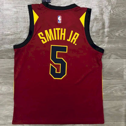 Camisa masculina JRSmith Maroon Swingman Player Version – Edição Icon