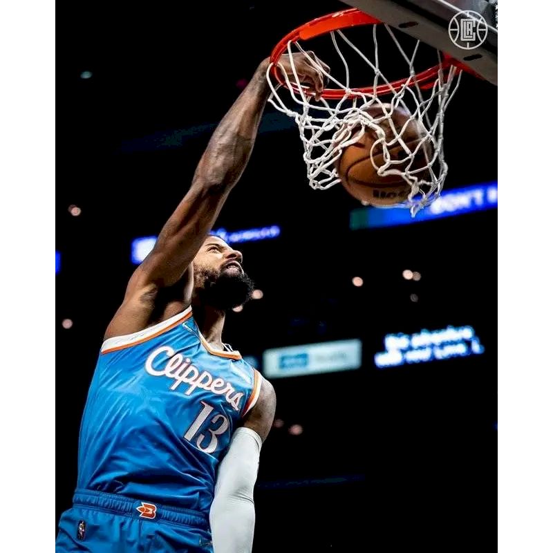 Camisa Paul George Azul Masculina do Time – Edição City do 75º Aniversário