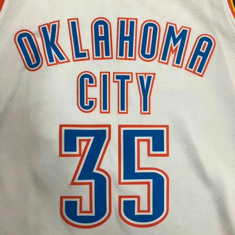 Camisa branca masculina Kevin Durant Swingman – Edição Associação