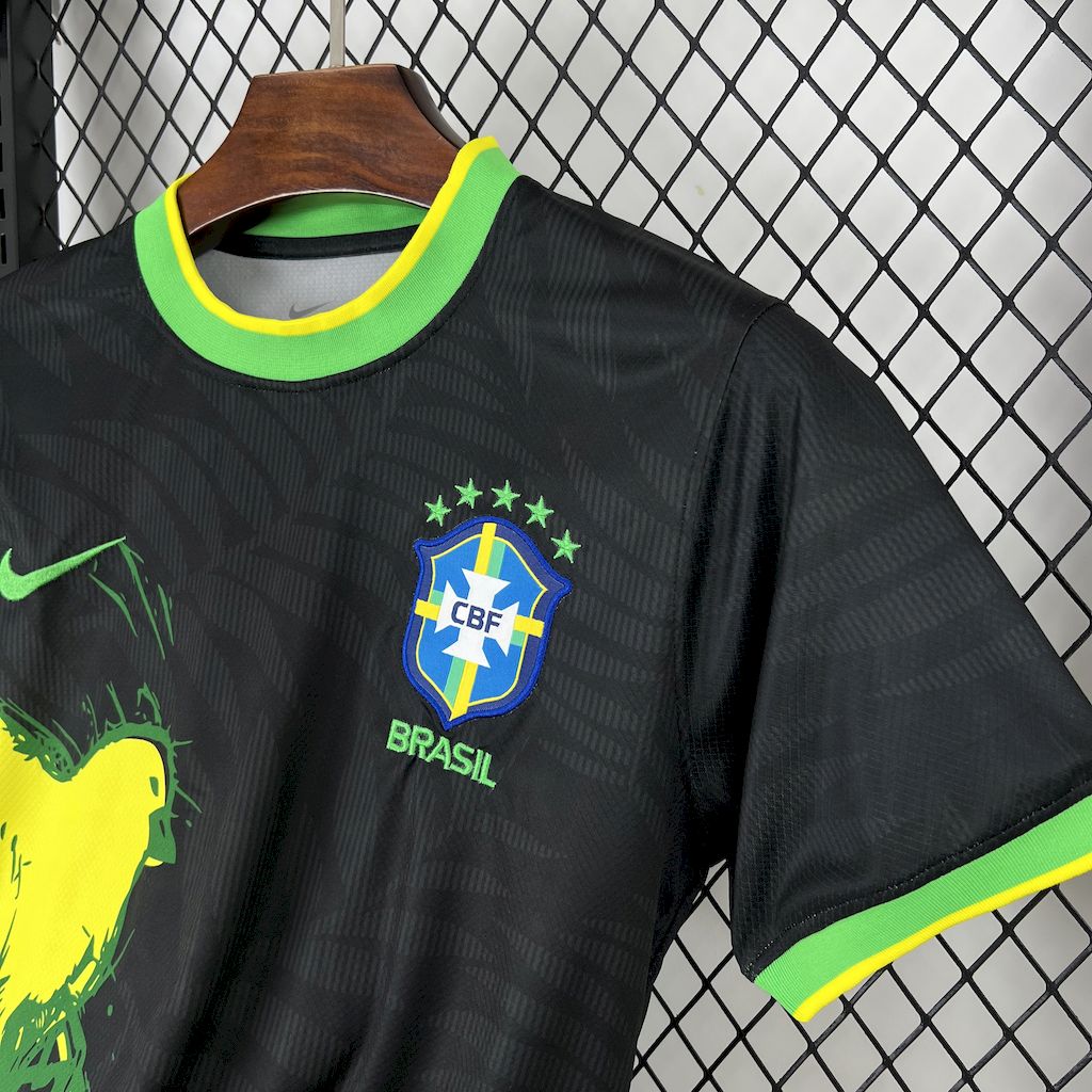 Camisa Brasil 2025/26 Dove Edition Preta