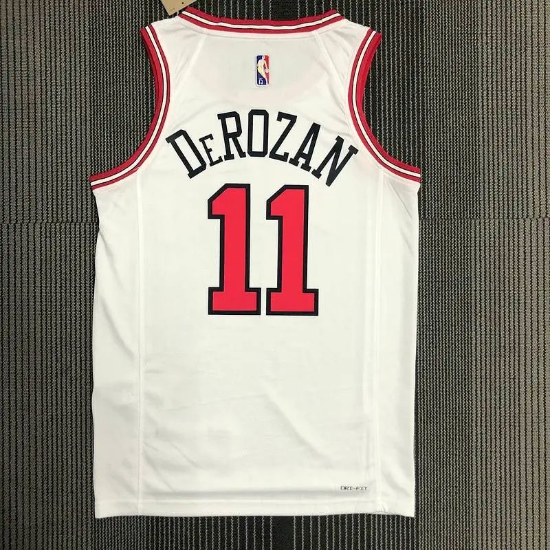 Camisa Masculina Demar DeRozan Branca – Edição de 75º Aniversário