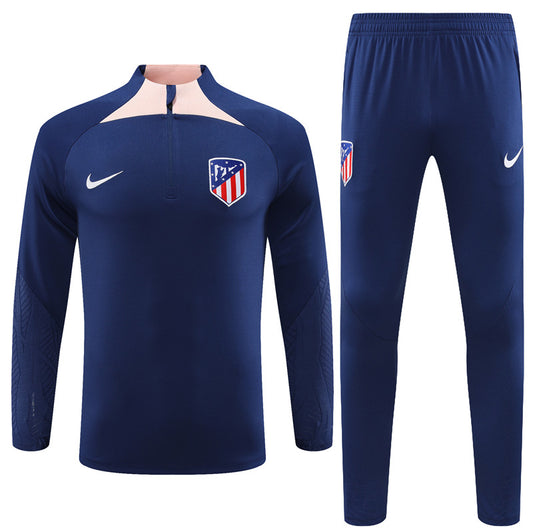 Suéter e calça adulto com zíper médio do Atlético de Madrid 2023/24 14001