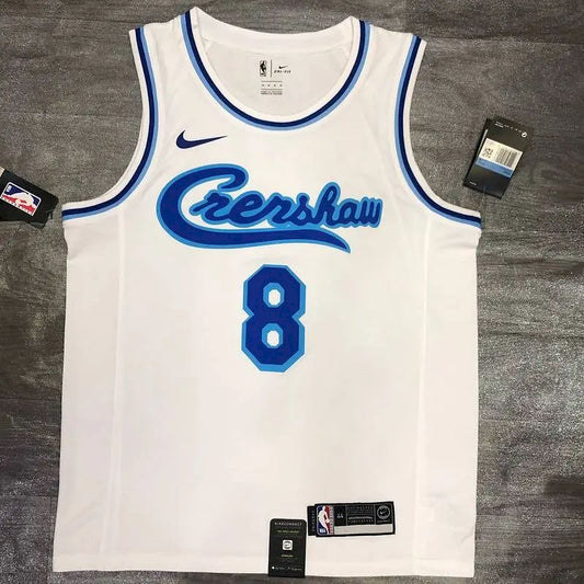 Camisa Kobe Bryant Masculina Branca Versão Jogador – Edição Clássica Retro Conjunta