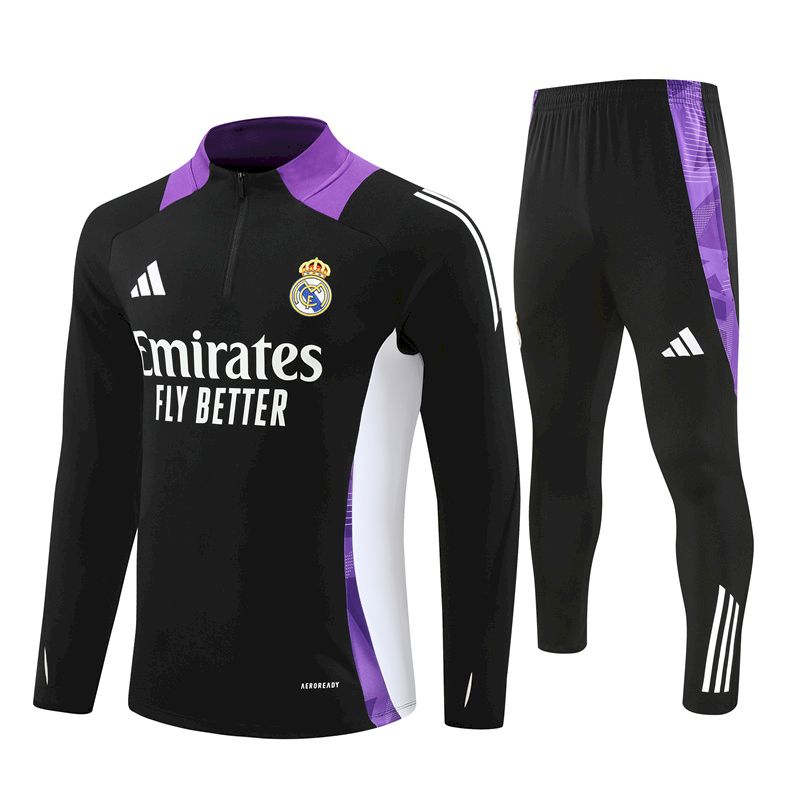 Suéter e calça adulto com zíper médio Real Madrid 2024/25 14001