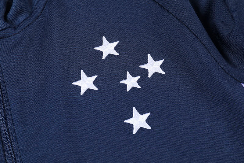 Camisola e Calça Cruzeiro 2023/24 Meio Zíper Adulto 902