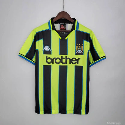 Camisa retrô reserva do Manchester City 1998-99