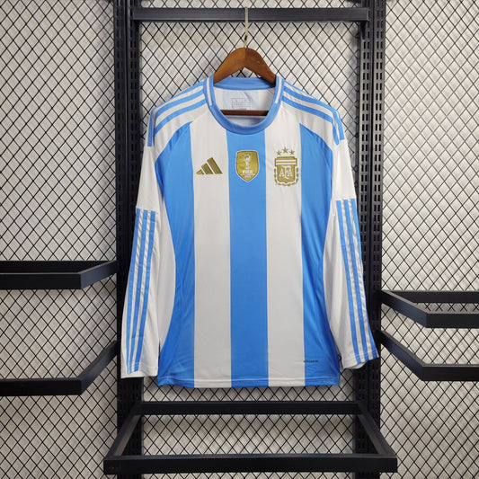 Camisa Argentina Home 2024/25 Manga Longa