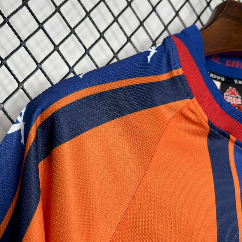 Camisa retrô alternativa do Barcelona 1997/98