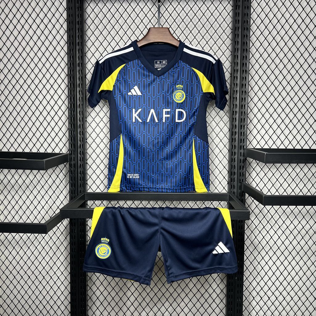 Al-Nassr FC 2024/25 Away Kids Kit