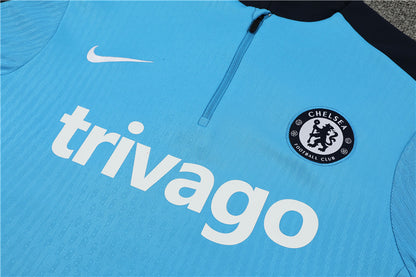 Suéter e calça Chelsea 2024/25 com zíper e meio zíper 14001