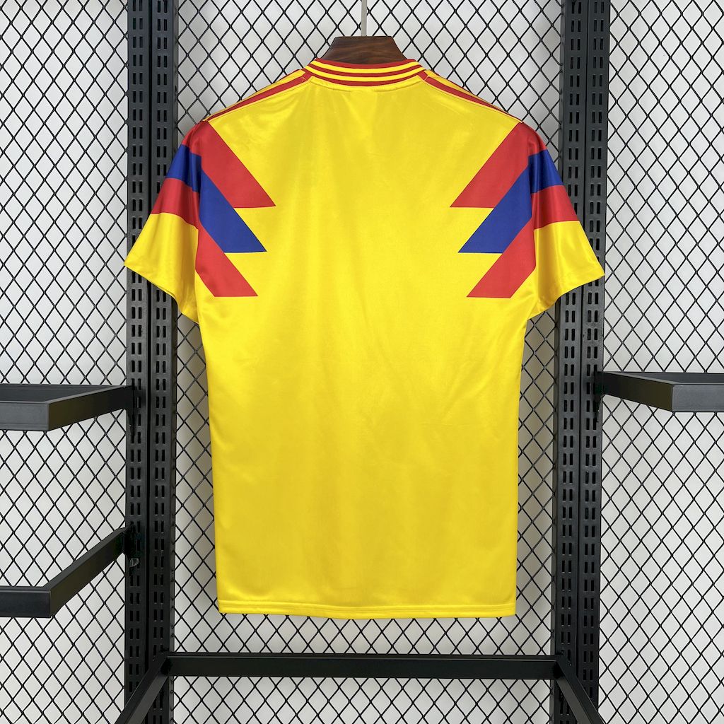 Camisa retrô da seleção da Colômbia de 1990