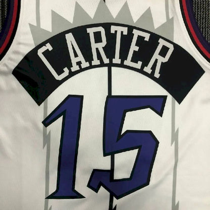 Camisa masculina Vince Carter branca retrô