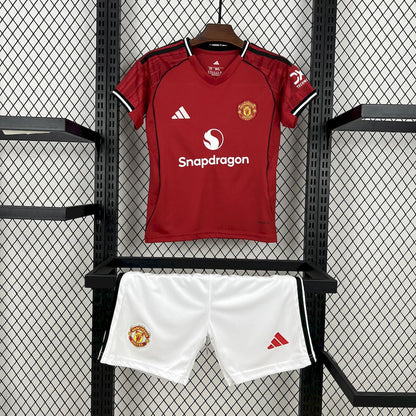 Kids Manchester United 2025/26 Home Kit
