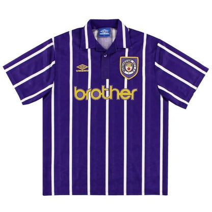Camisa retrô reserva do Manchester City 1993/1994
