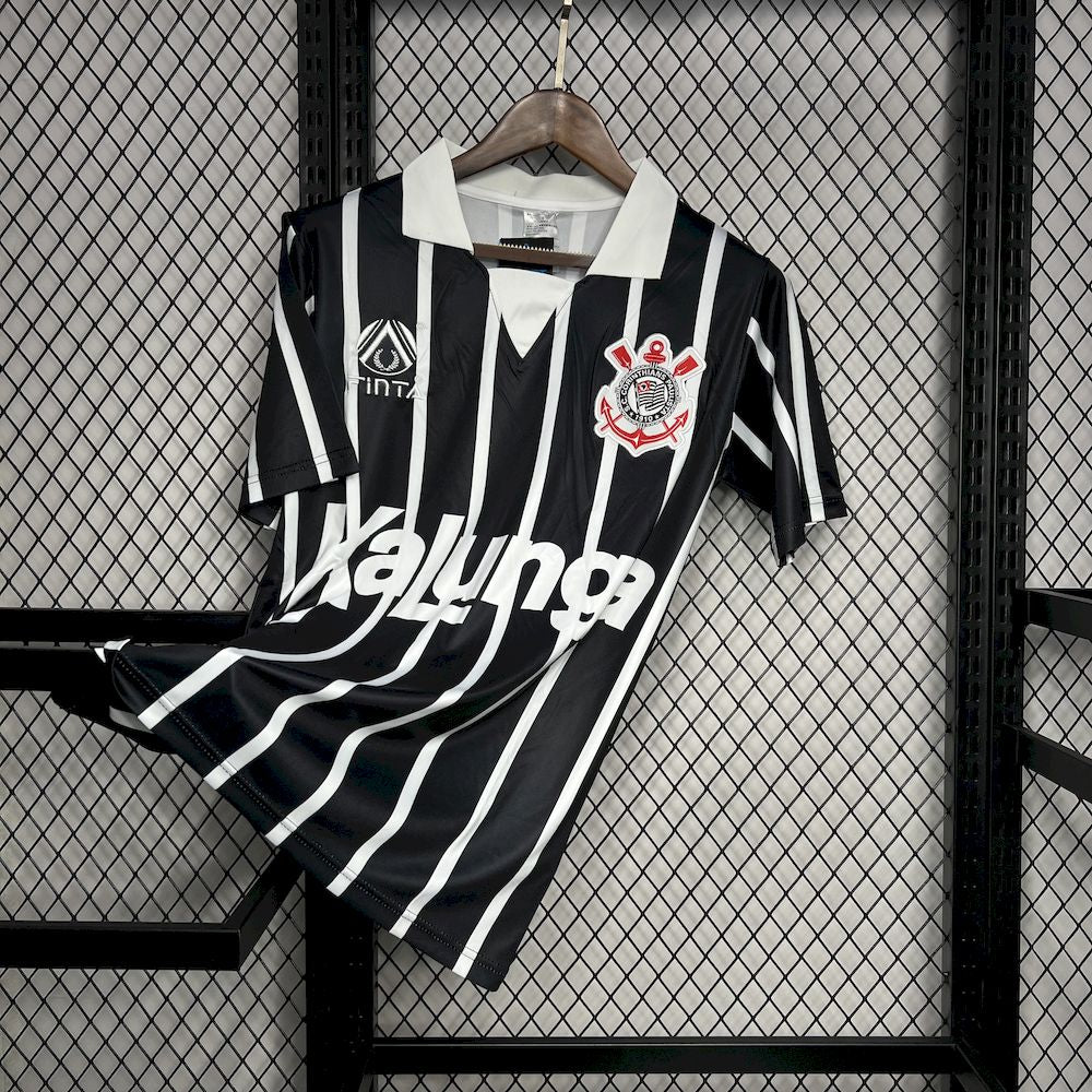 Camisa reserva do Corinthians 1990 retrô